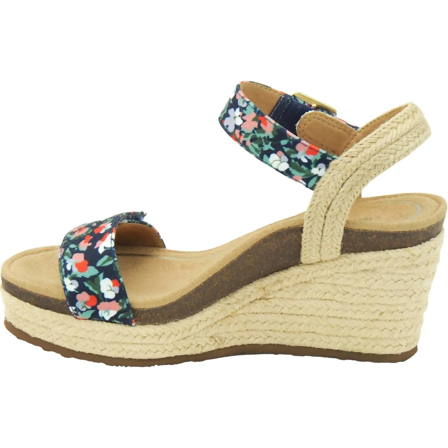 Aetrex - Women's Sydney Suede Wedge Sandals