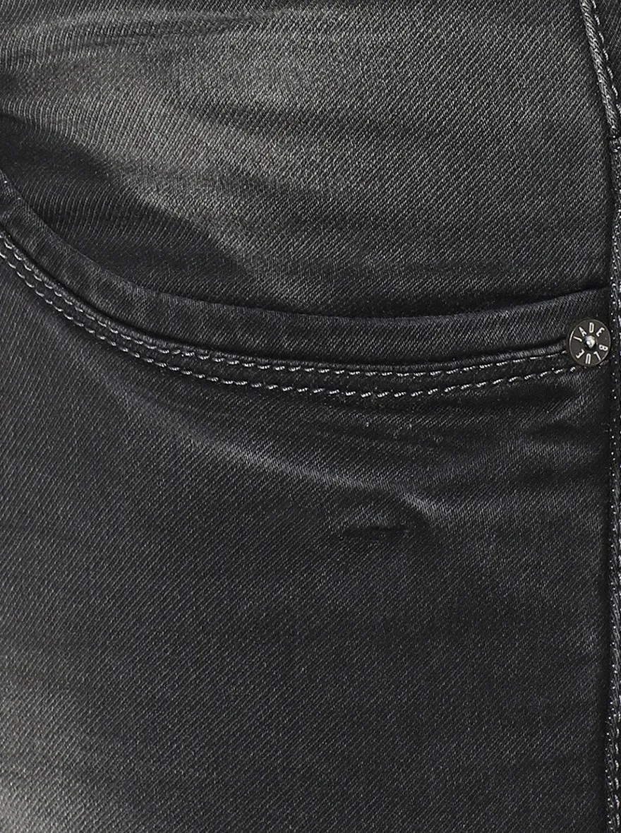 Black Solid Slim Fit Jeans | JadeBlue