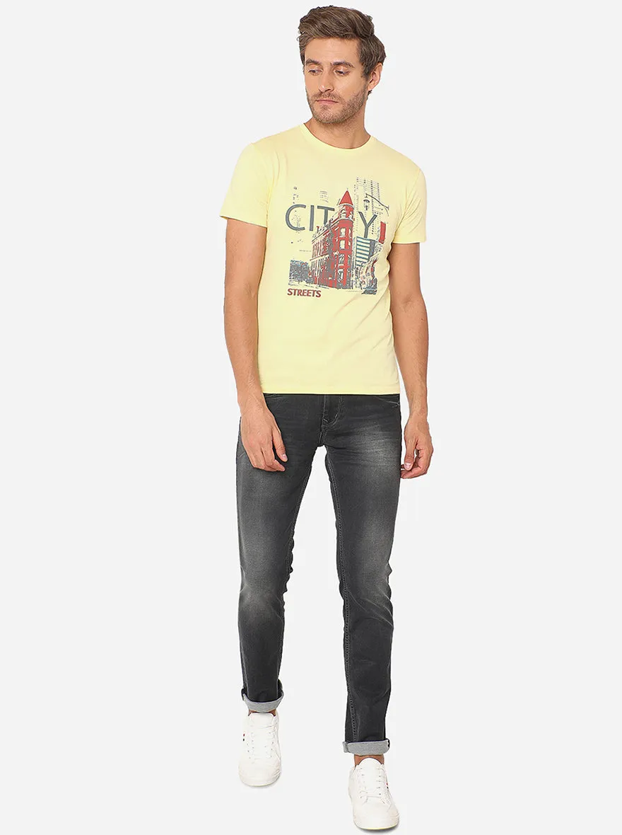 Black Solid Slim Fit Jeans | JadeBlue