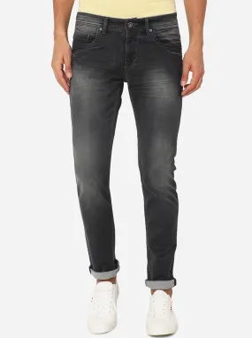 Black Solid Slim Fit Jeans | JadeBlue