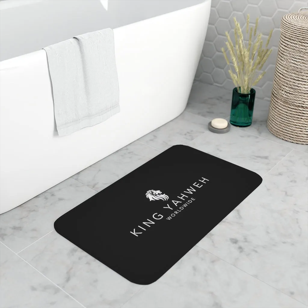 King YAHWEH Memory Foam Bath Mat (Onyx)