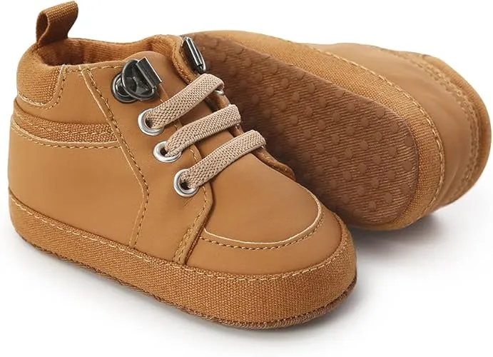 Meckior Infant Baby Boys Girls Walking Shoes Toddler Non Slip Rubber Sole