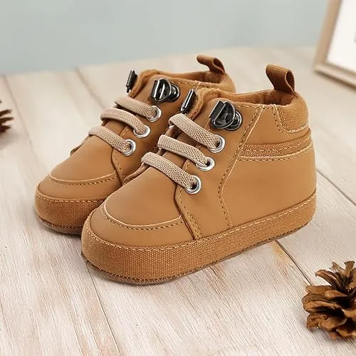 Meckior Infant Baby Boys Girls Walking Shoes Toddler Non Slip Rubber Sole