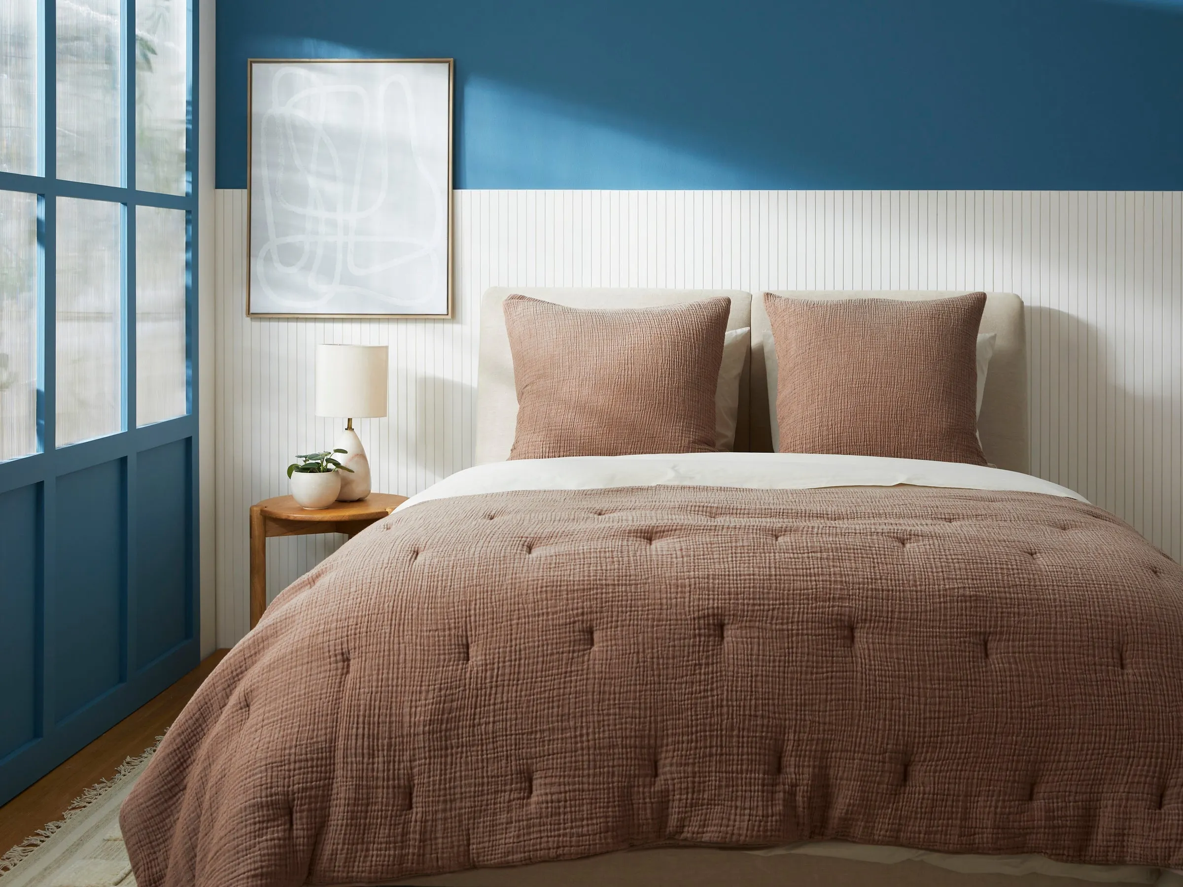 Organic Cloud Cotton Euro Sham (Pecan)