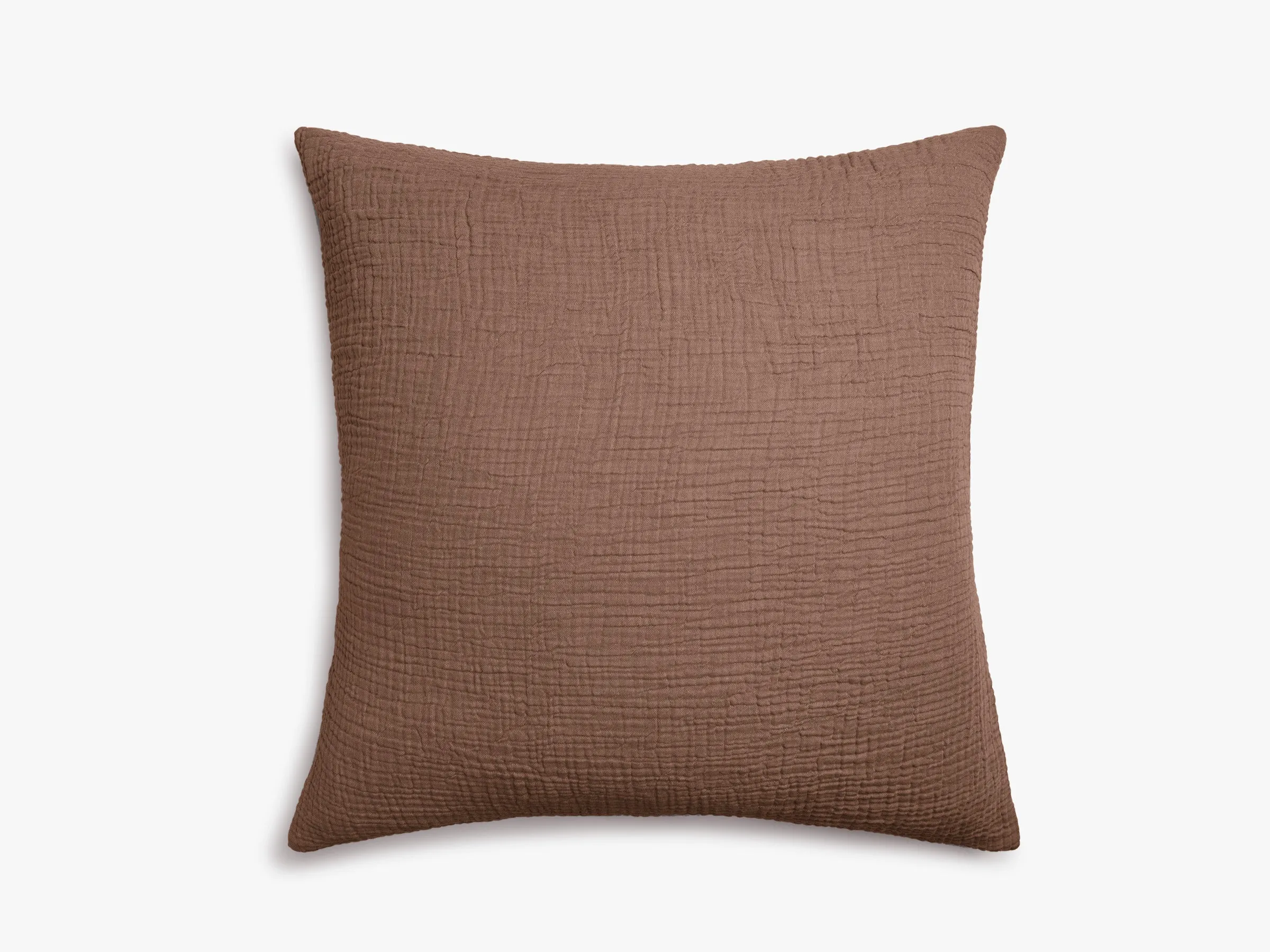 Organic Cloud Cotton Euro Sham (Pecan)