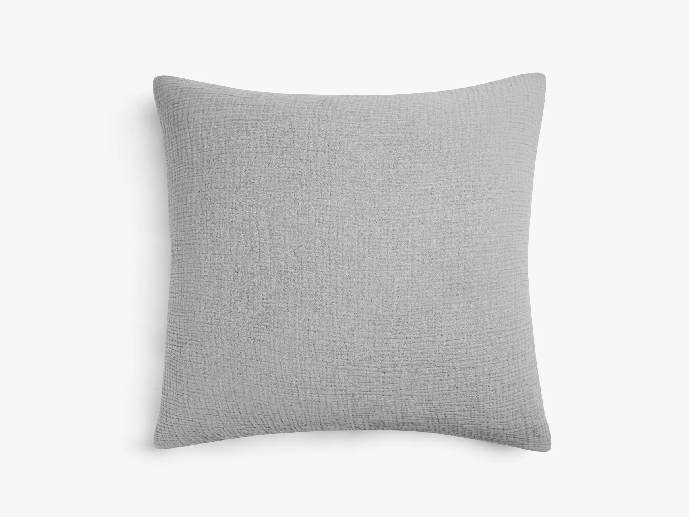 Organic Cloud Cotton Euro Sham (Smoke)