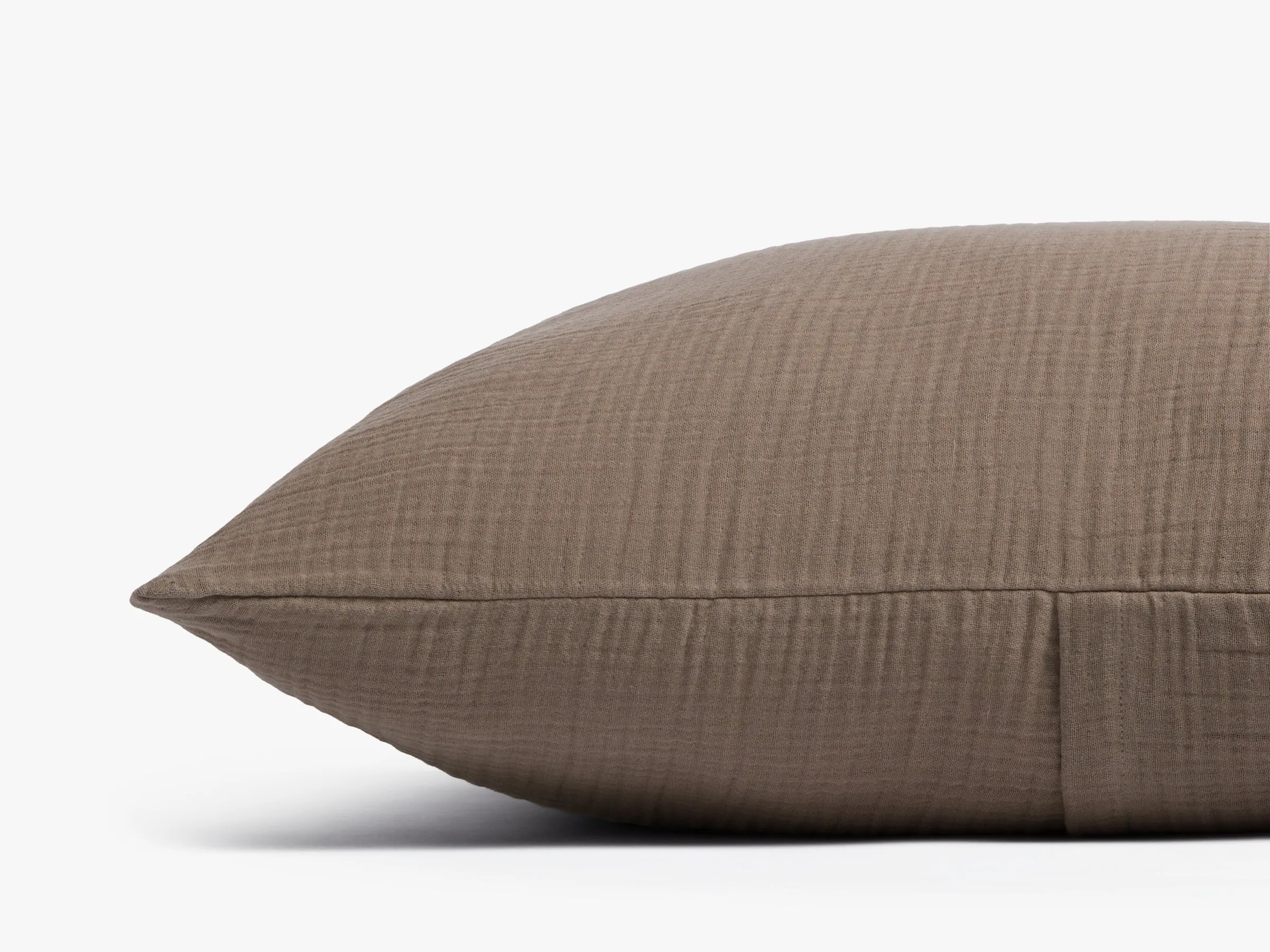 Organic Cloud Cotton Euro Sham (Warm Grey)