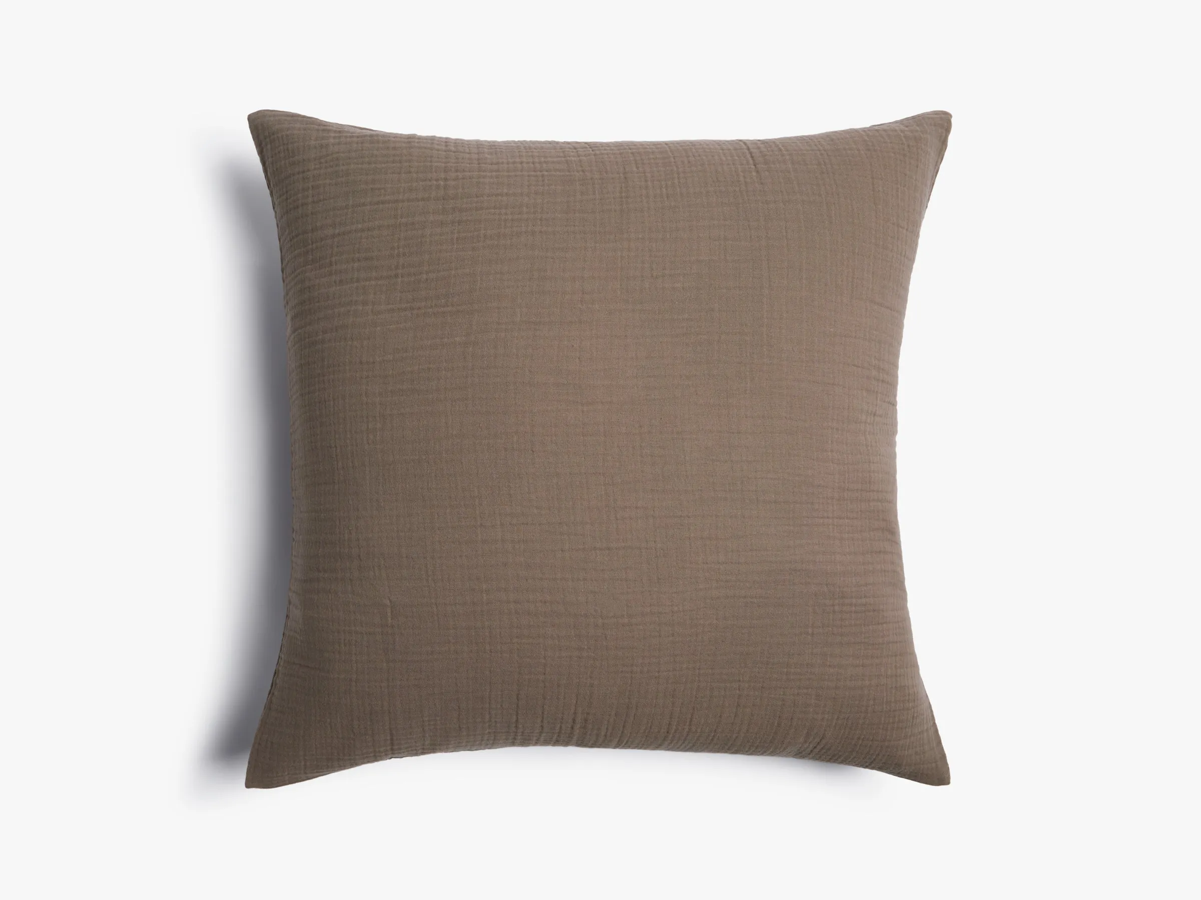 Organic Cloud Cotton Euro Sham (Warm Grey)