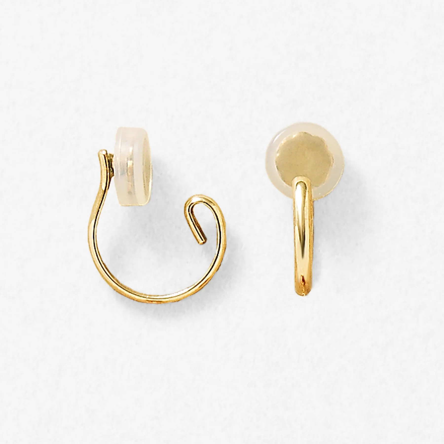 [Palette] 10K Yellow Gold Airy Clip-On Base Earrings