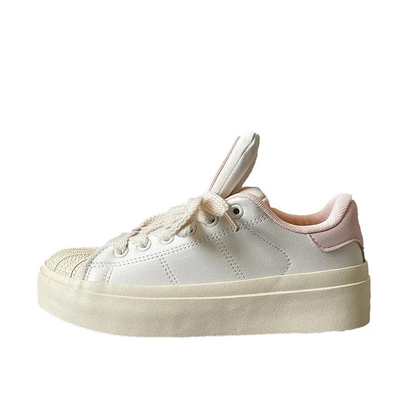 Pink Bunny Rabbit Ear Sneakers Shoes
