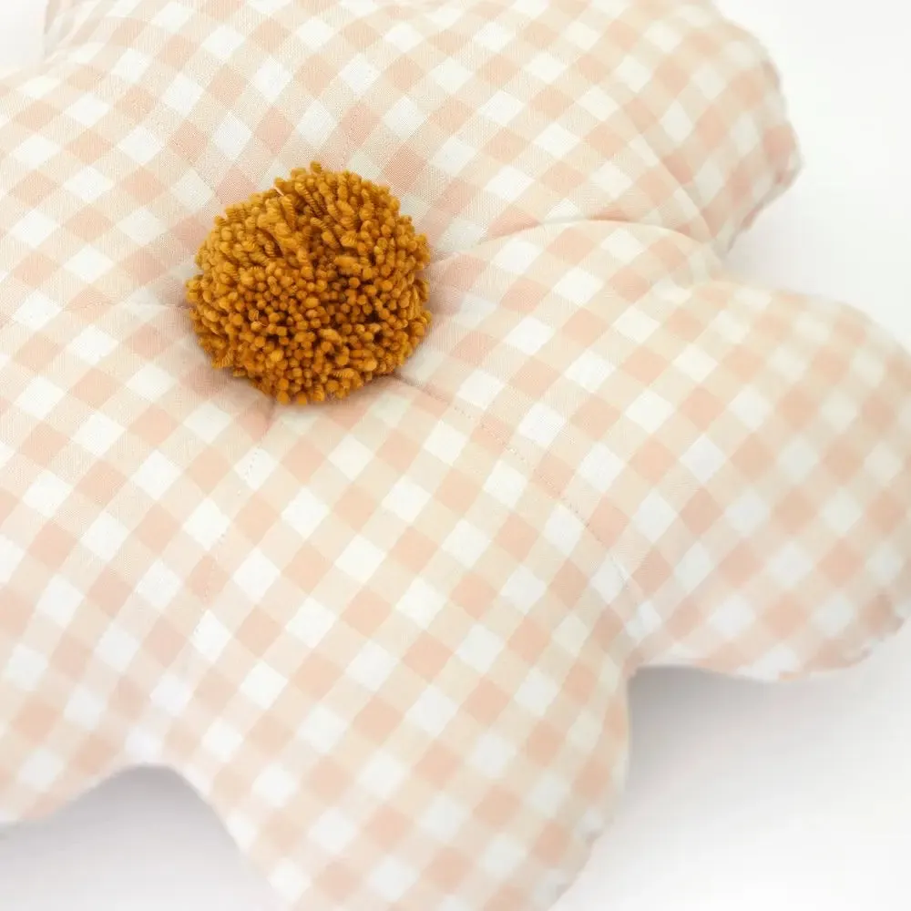 Pom Pom Daisy Cushion