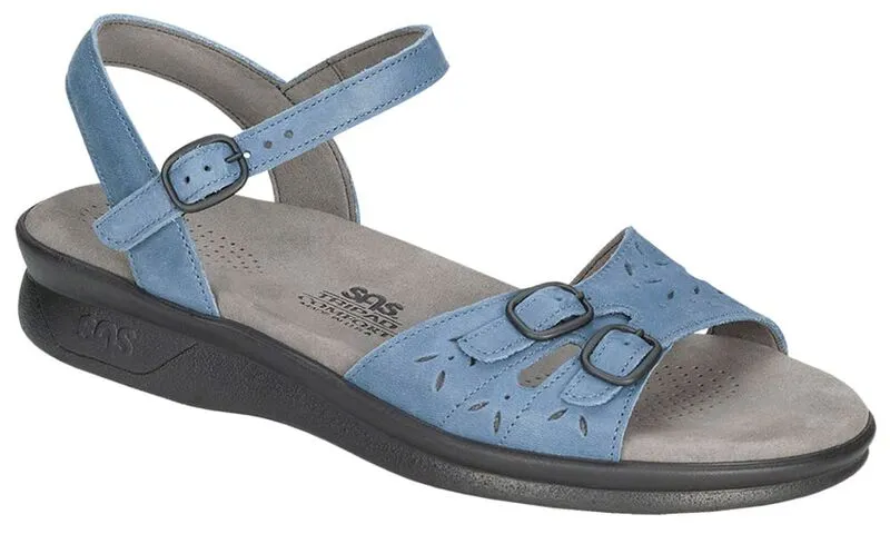 SAS Duo Quarter Strap Sandal - Denim