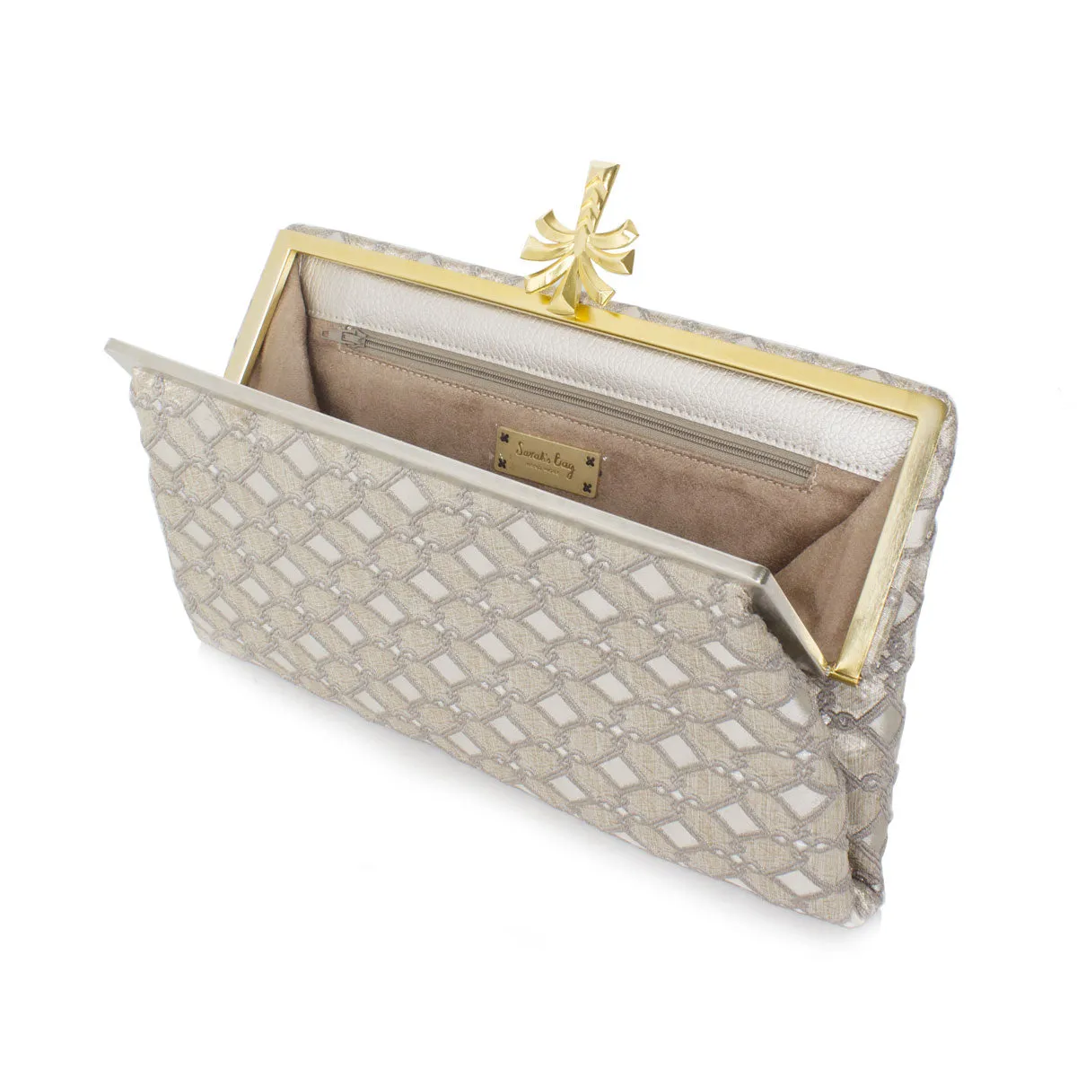 SHIELD PALM GRACE CLUTCH