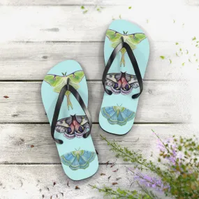 Silver Chrysalis II Flip Flops