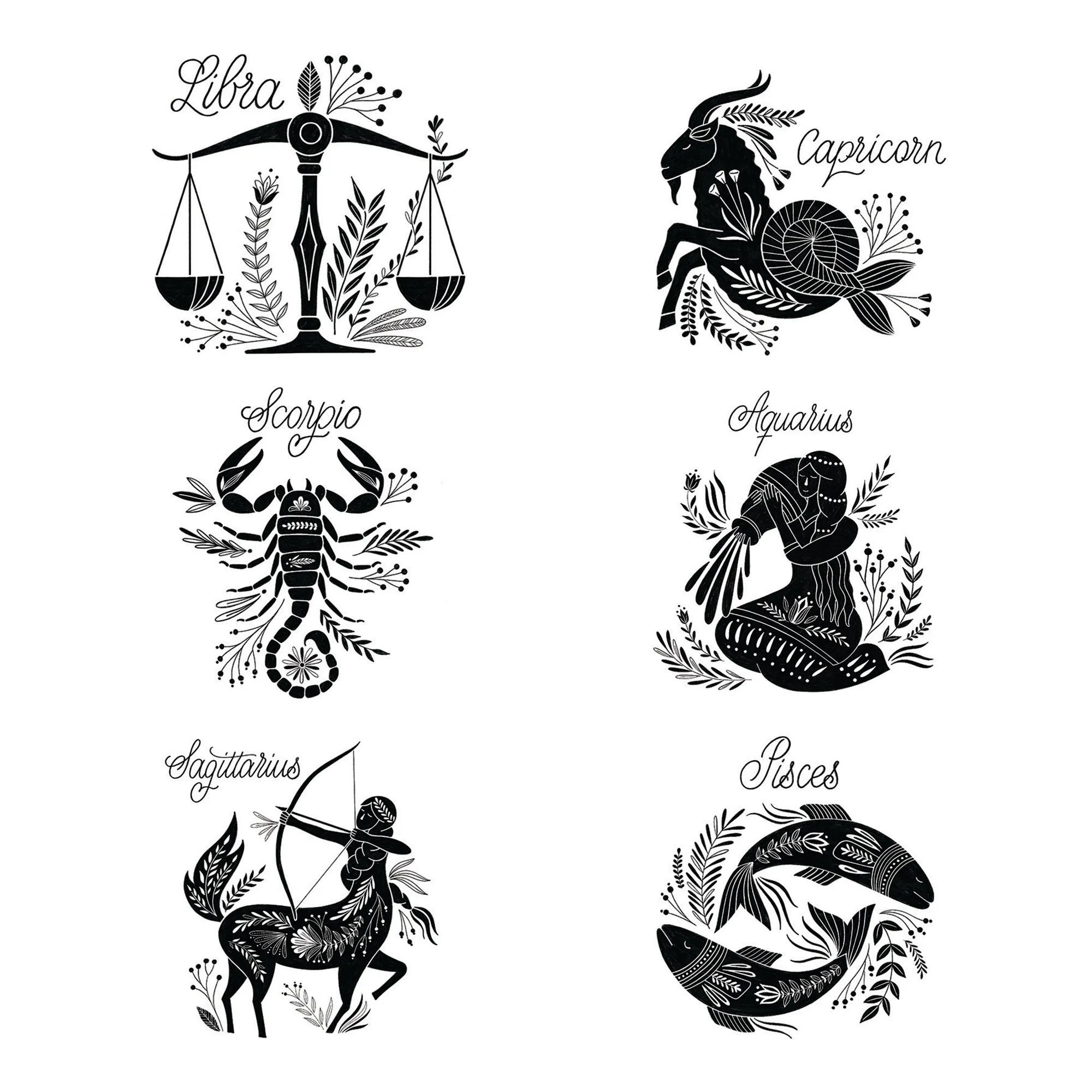 Zodiac Starsign Cushion
